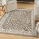 preview thumbnail 4 of 13, Nourison Renewed Indoor only Persian Area Rug 3' 11" x 5' 11" - Ivory/Mocha