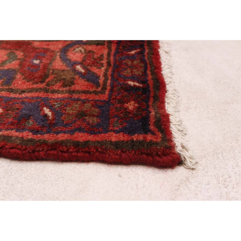 ECARPETGALLERY Hand-knotted Andelz Red Wool Rug - 4'4 x 6'8