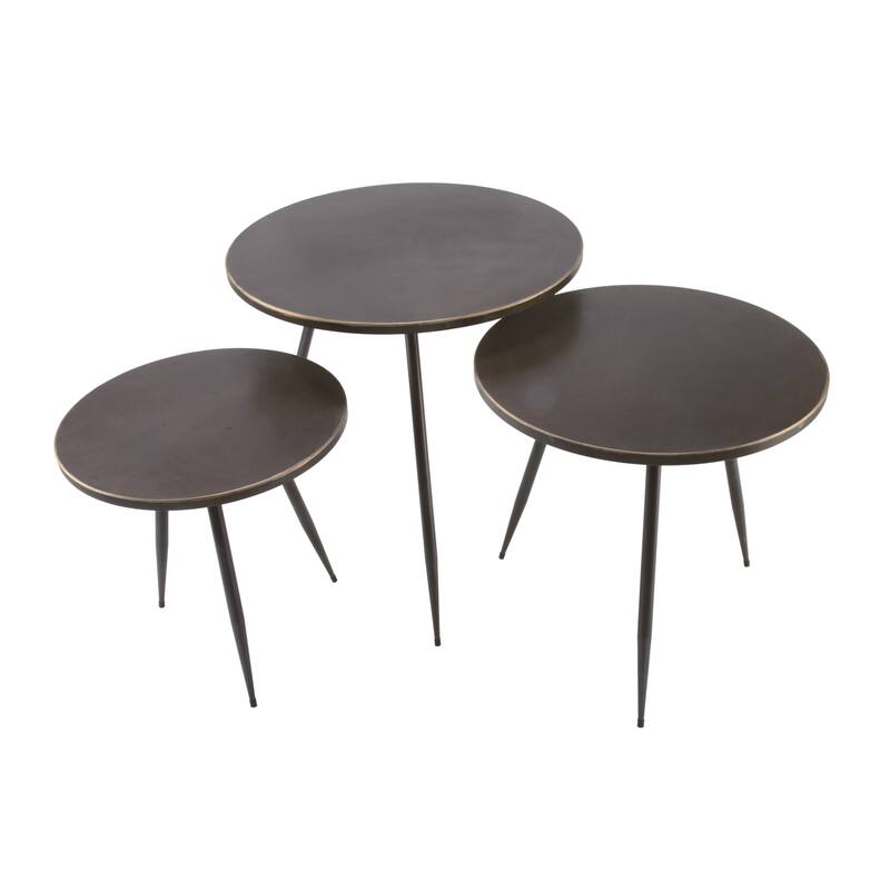 Gold Edge Metal Side Tables Bed Bath & Beyond 27740373