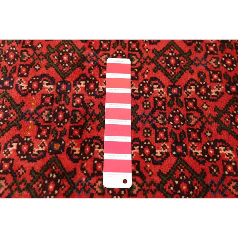 ECARPETGALLERY Hand-knotted Andelz Red Wool Rug - 2'9 x 9'6