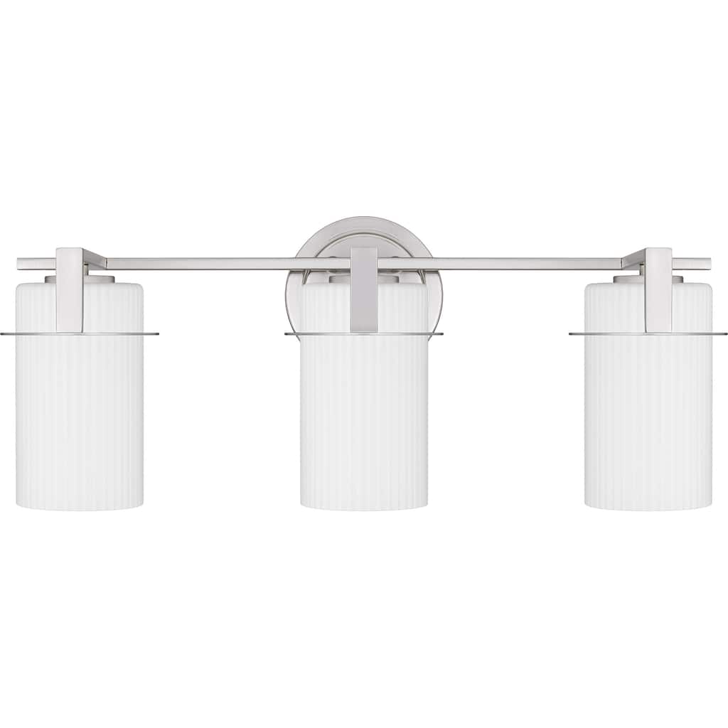 Seymour 3-Light Brushed Nickel Bath Light