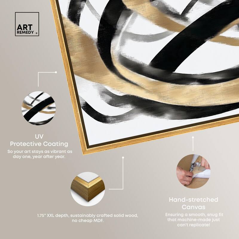 Loops of Luxury I Canvas by Art Remedy