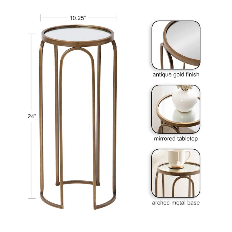 Kate and Laurel Pomeroy Metal Drink Table