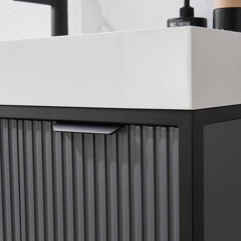 Marcilla 48 in. Single Sink Bath Vanity with Stone Sink Top