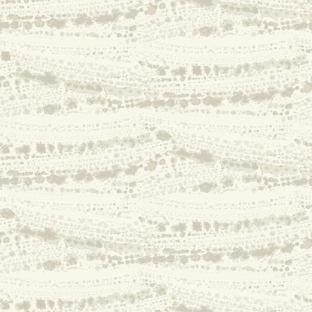 Chesapeake Rannell Beige Abstract Scallop Wallpaper