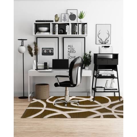 RIBBONS Office Mat By Kavka Designs