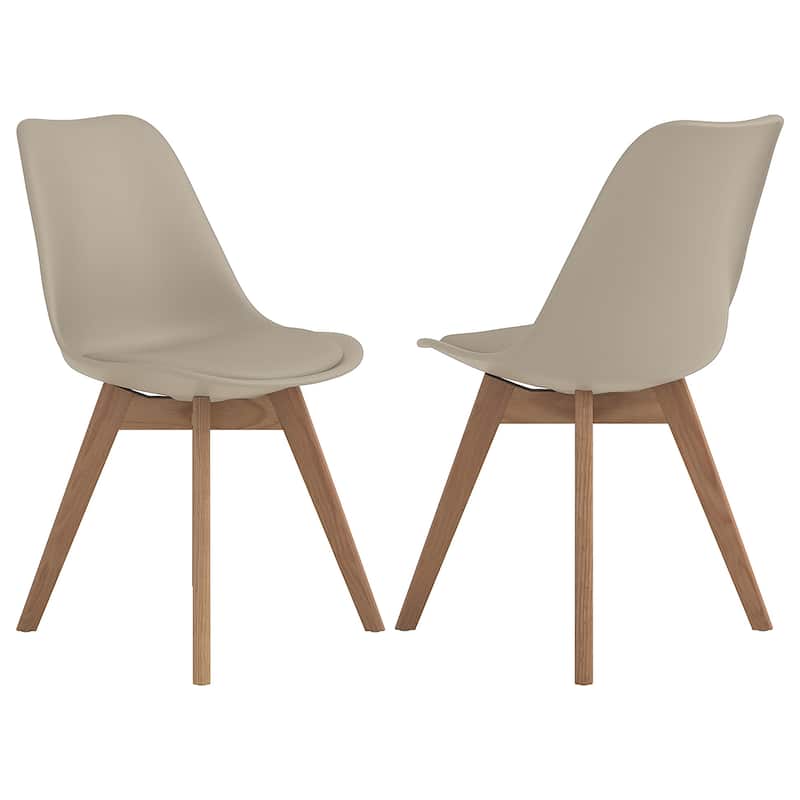 Caballo Polypropylene Dining Side Chair (Set of 2) - Tan