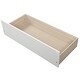 preview thumbnail 9 of 16, Full Over Full Solid Wood Bunk Bed with Two Drawers and Storage Staircase, High Guardrail