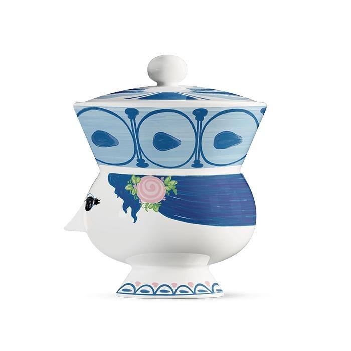 Dora Bowl, Blue, Ø: 3.7" - Ø: 3.7"