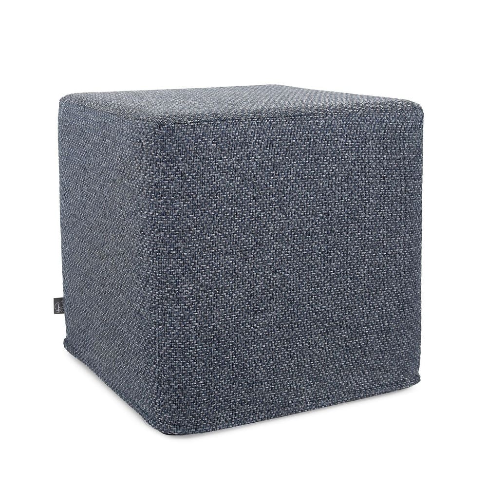 Allan Andrews No Tip Short Block Ottoman with Cover, Panama Collection