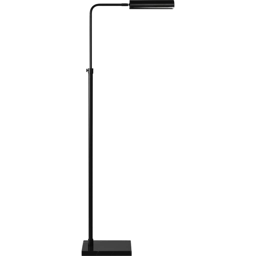 Cylindrical Channel Floor Lamp - 60" - Matte Black