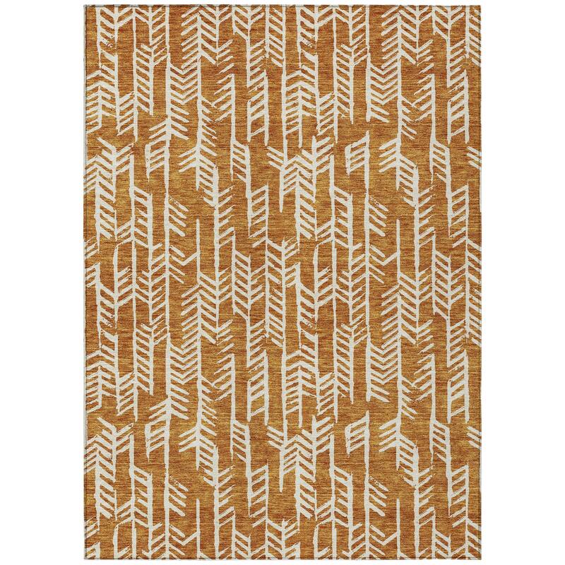 Machine Washable Indoor/ Outdoor Chantille Modern Arrows Rug