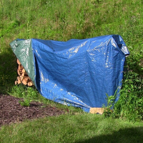 Texsport Heavy-Duty Reinforced Multi-Purpose Waterproof Brown Tarp