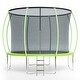 preview thumbnail 1 of 15, 10FT Trampoline for Kids and Adults with Safety Enclosure & Ladder - Ideal for Outdoor Backyard Fun Teens