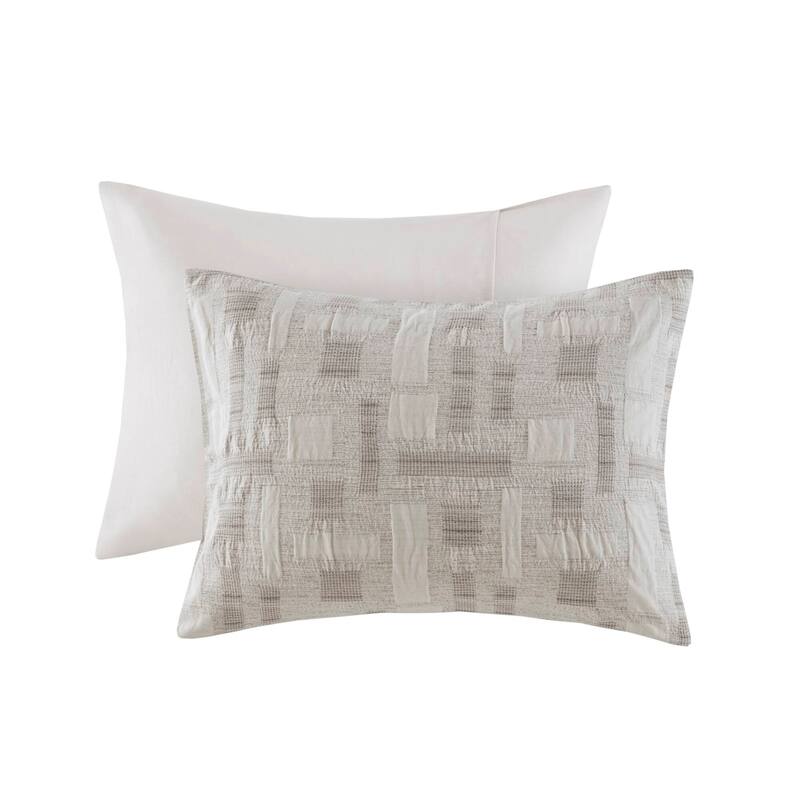 INK+IVY Cairo 3 Piece Cotton Jacquard Duvet Set