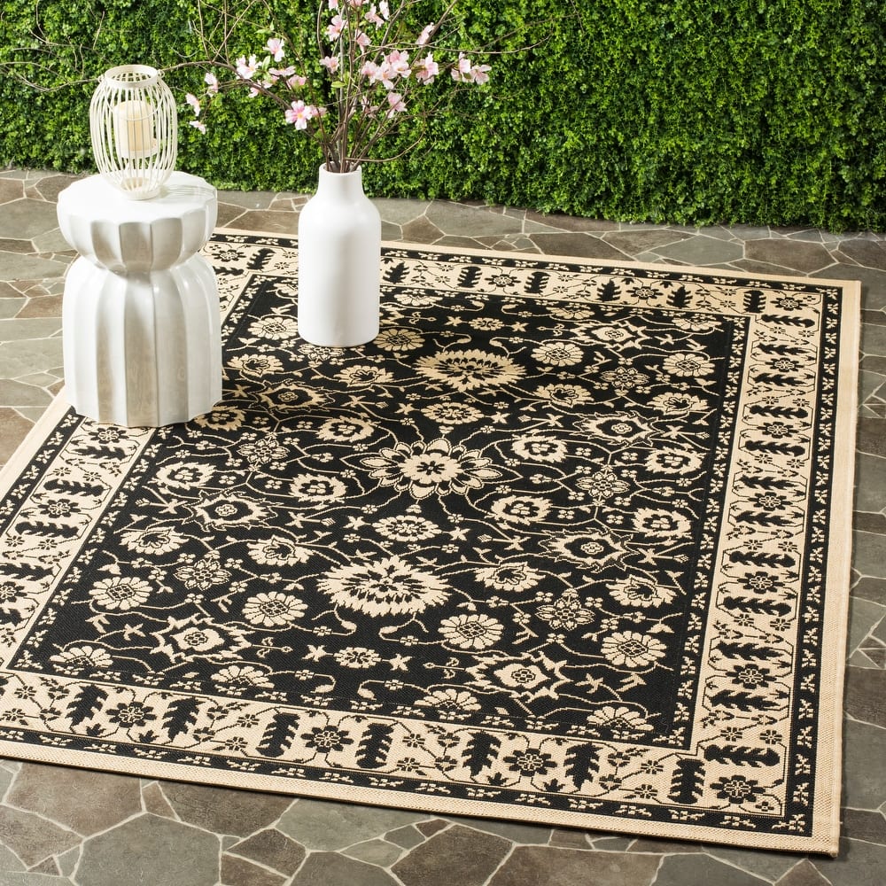 SAFAVIEH Courtyard Felicitas Indoor/ Outdoor Waterproof Patio Backyard Rug