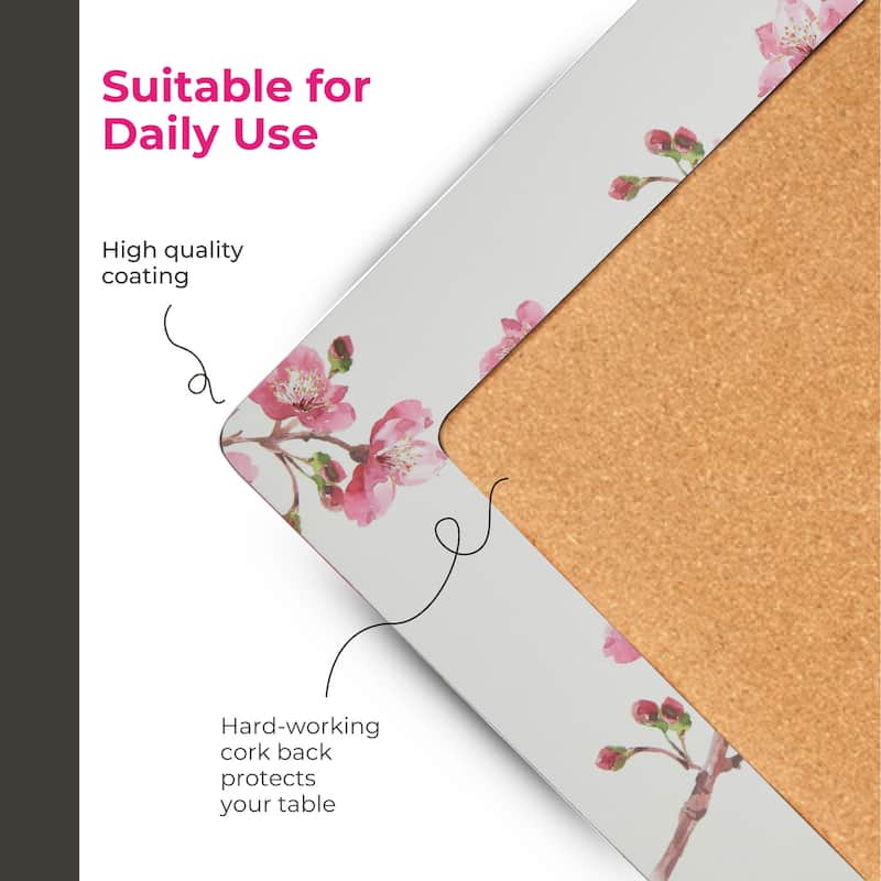 Portmeirion Pink Blossom Placemats, Set of 4