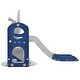 preview thumbnail 62 of 65, 5 in 1 Toddler Slide and Swing Set - Indoor & Outdoor Kids Playground Climber with Telescope - 71.6'' L x 56.3'' W x 45.2'' H