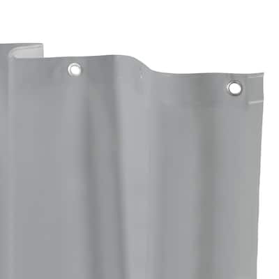 Kenney Microban Protected Medium Weight PEVA Shower Liner, 70" W x 72" H