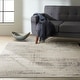 preview thumbnail 35 of 40, Calvin Klein Rush Abstract Modern Neutral Area Rug 5'3" x 7'3" - Ivory Beige