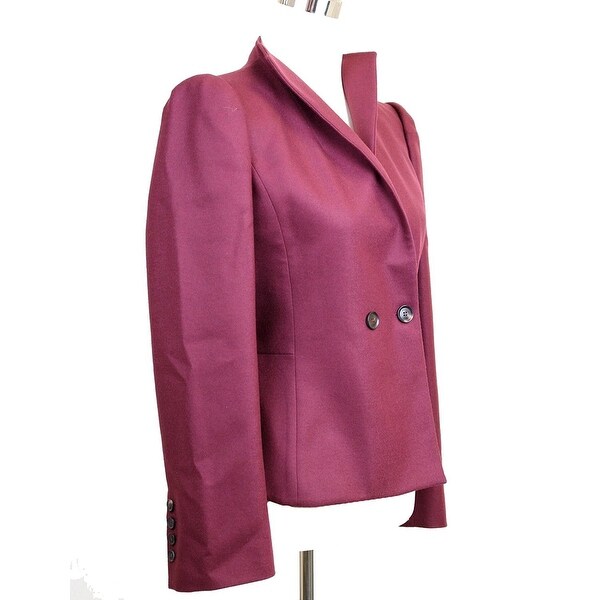 burgundy dress jacket womens