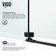 preview thumbnail 10 of 97, VIGO Winslow Frameless Sliding Shower Enclosure