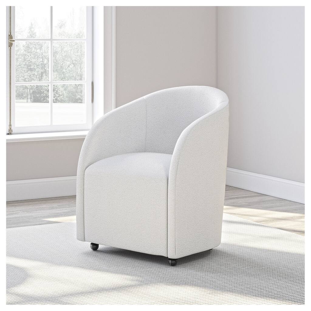 Signature Design by Ashley Korestone White Home Office Desk Chair - 25"W x 23"D x 22"H