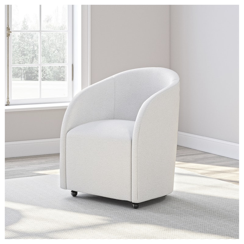 Signature Design by Ashley Korestone White Home Office Desk Chair - 25"W x 23"D x 22"H