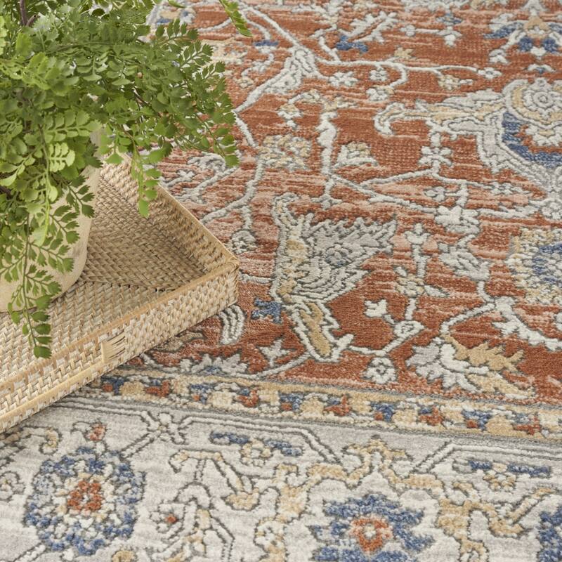 Newox Power Loomed Durable Area Rug By HomeRoots - 87' X '63' X '0.5