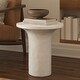 preview thumbnail 13 of 11, Poly & Bark Selenit Hand-Crafted Reinforced Cement Side Table