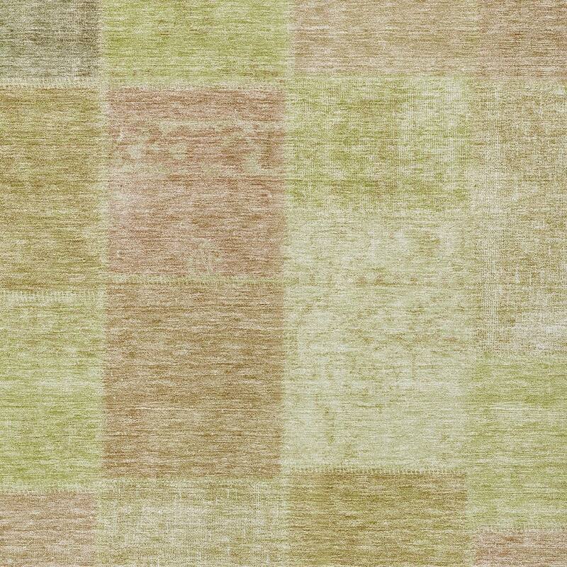 HomeRoots Patchwork Transitional Rectangle Outdoor Rug