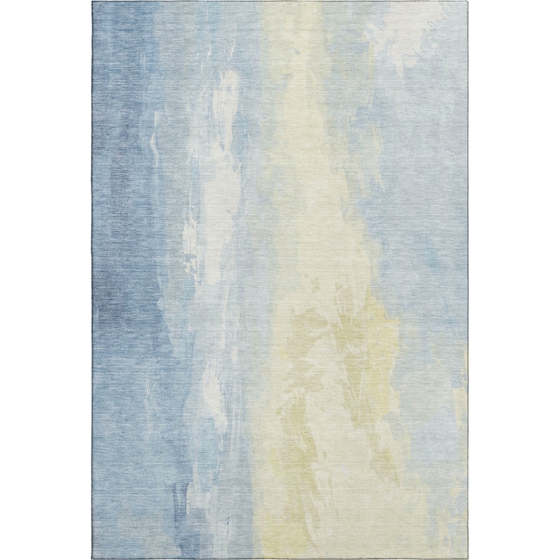 Premium Washable Super Soft Modern Watercolor Mayfield Rug