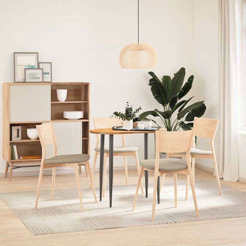 vidaXL Table Top Light brown Solid oak wood 31.5x15.7 in Durable - 31.5 x 15.7 in