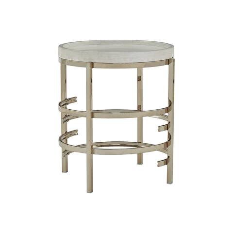 Montiflyn Round End Table - 24"W x 24"D x 25"H
