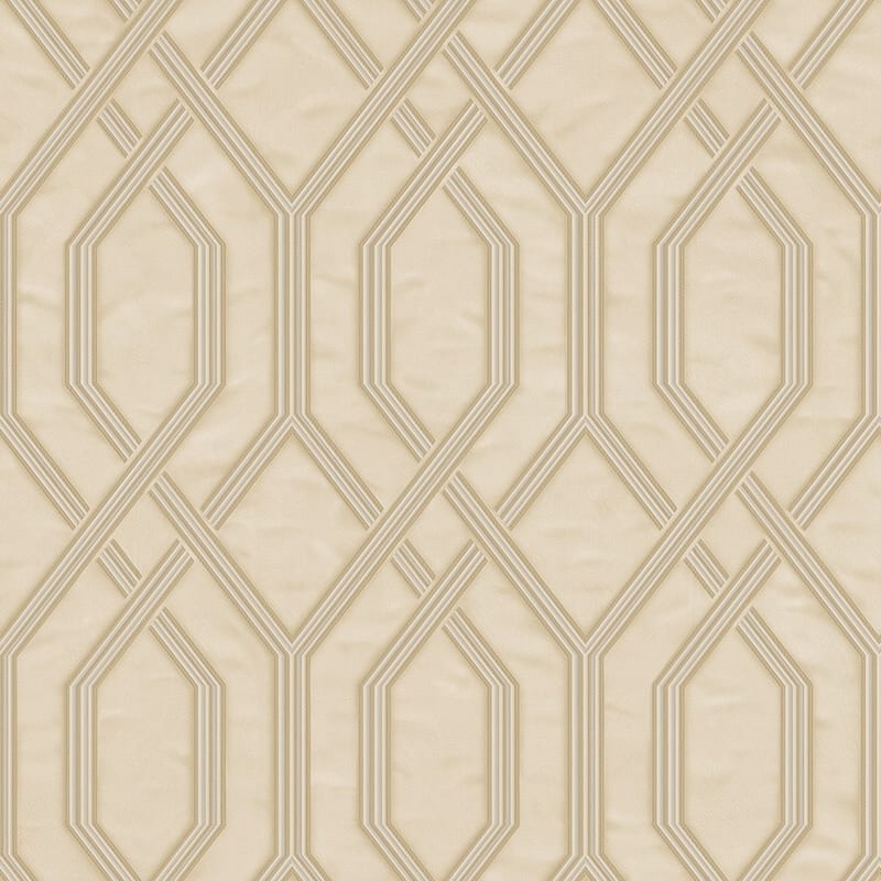 Modern Flocked Geometric Embossed Wallpaper