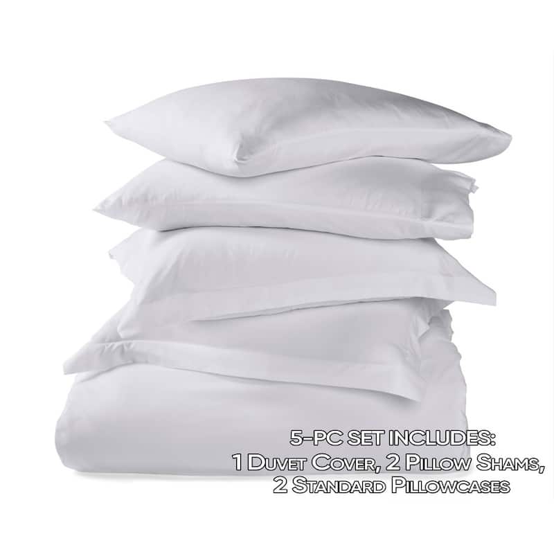 Nestl 5 Piece Duvet Cover Set - Ultra Soft Microfiber Bed Cover