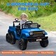 preview thumbnail 9 of 25, 12V Kids Ride-On Car with Remote Control, Ride on Truck with Back Trailer, Spring Suspension, & Seatbelt - Electric Vehicle