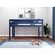 preview thumbnail 18 of 22, JACKPOT Contemporary Low Loft Twin Bed with End Ladder