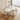 Modern Rectangular Dining Table, Faux Marble Tabletop Available in White & Pandora, Fluted Natural Wood Base, Seats 6-8 People