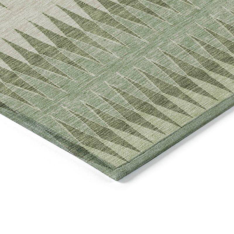 Machine Washable Indoor/ Outdoor Chantille Contemporary Rug