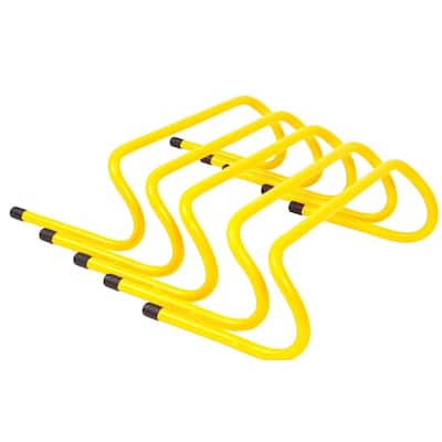 Trademark Innovations 6" Soccer Training Adjustable Agility Speed Hurdles (Set of 4)