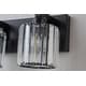 preview thumbnail 4 of 4, Modern Glam 3/4/5-Light Dimmable Cylinder Crystal Wall Light Bathroom Vanity Light