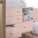 preview thumbnail 9 of 33, Little Seeds Valentina 4 Drawer/ 1 Door Convertible Dresser & Changing Table