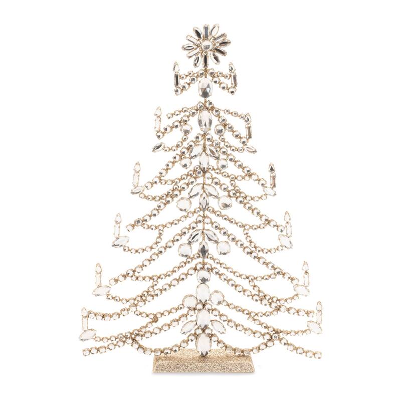 Jewel Christmas Tabletop Tree 17"H