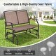 preview thumbnail 2 of 23, Outdoor Backyard and Lawn Iron Patio Rocking Chair