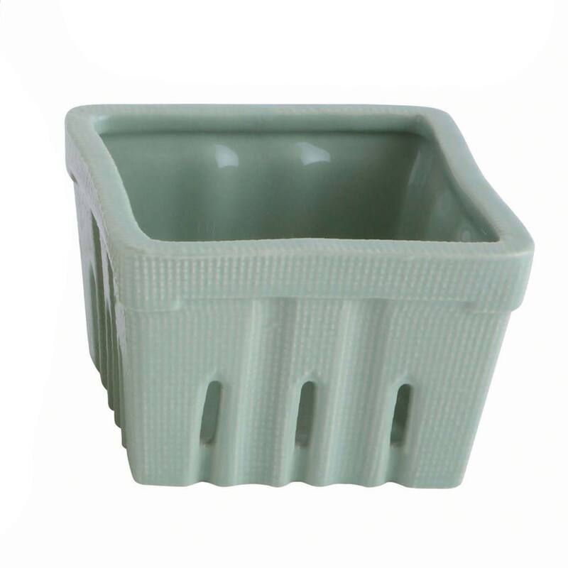 Square Stoneware Berry Bowls (Set of 4 Colors)