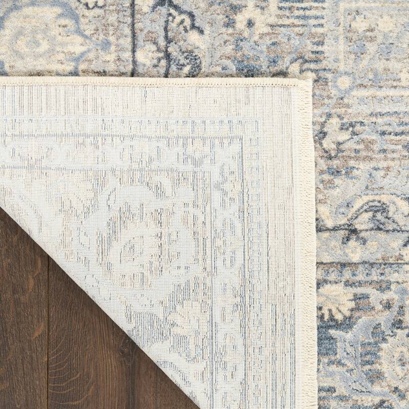 Nourison Home Sultana Indoor only Ivory/Blue Persian Area Rug