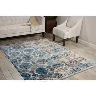 Nourison Karma Abstract Vintage Medallion Area Rug