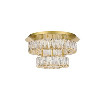 Gold LED Flush Mount