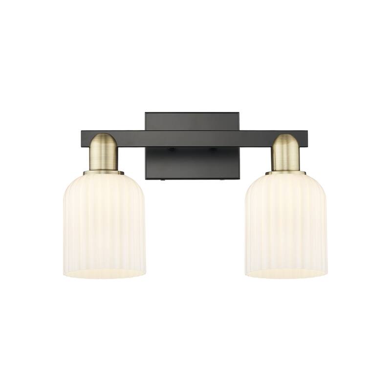 Innovations Lighting Downtown Urban - Bridal Veil - 2 Light 16" Bath Vanity Ligh